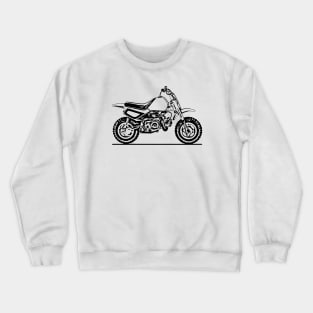 Z50R Motorcycle Sketch Art Crewneck Sweatshirt